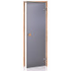 Puertas de sauna de cristal AD STANDART, cristal mate, 70 x 200 mm, aliso, gris mate.