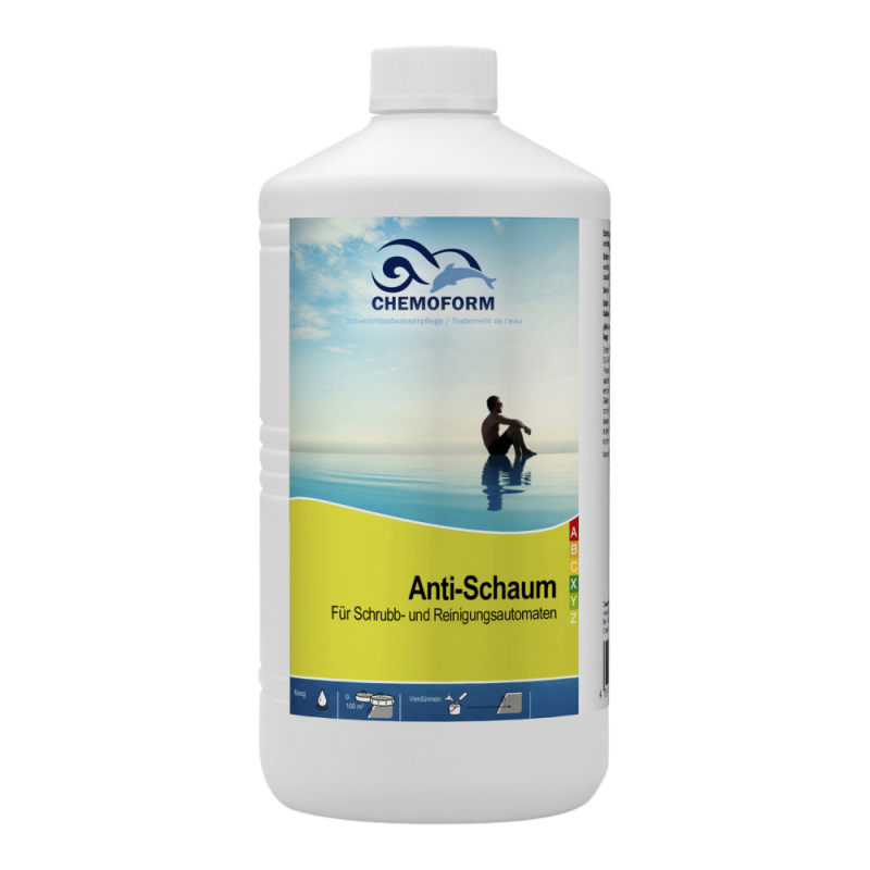 Medida para reducir la formación de espuma del agua HEMOFORM