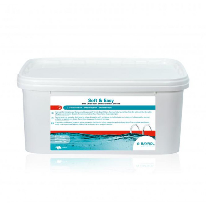 Herramienta de mantenimiento de piscinas Soft &amp; Easy, SIN CLORO, 16,8 kg