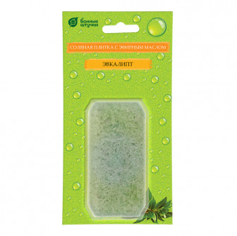 Baldosa de sal para sauna con aceites esenciales - Eucalipto