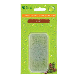 Baldosa de sal para sauna con aceites esenciales - Cedro 