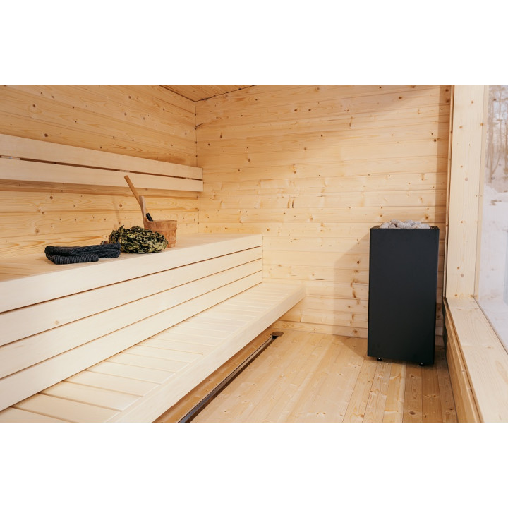 Calentador eléctrico para sauna - HUUM CORE, negro
