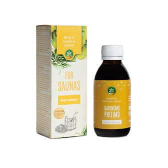Mezcla de extractos vegetales para saunas con aceites esenciales de limón y romero, 150 ml