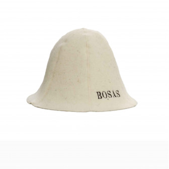 Gorro de sauna BOSAS, color blanco