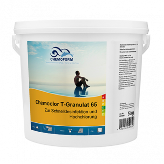 Gránulos de cloro de rápida disolución, 5 kg