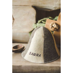 Gorro de sauna - SAUNA, a rayas  Gorro de sauna - SAUNA, a rayas