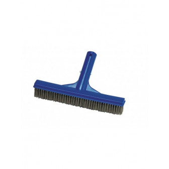 Cepillo limpia piscinas con cerdas de acero inoxidable, 26 cm