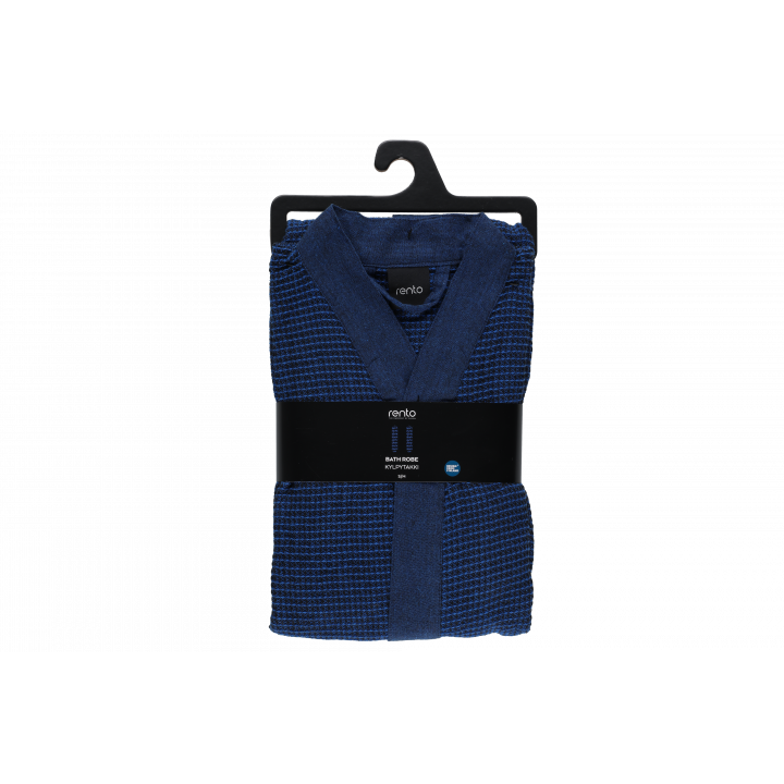 Bata de baño en caja de regalo, RENTO KENNO, azul, talla S/M