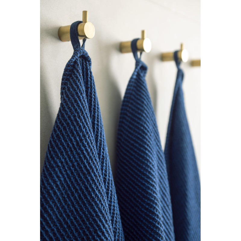 Toalla de sauna RENTO - KENNO, azul, 90 × 180 cm