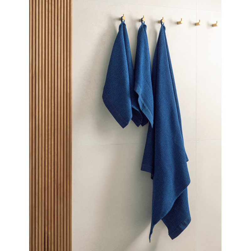 Toalla de sauna RENTO - KENNO, azul, 50 × 70 cm