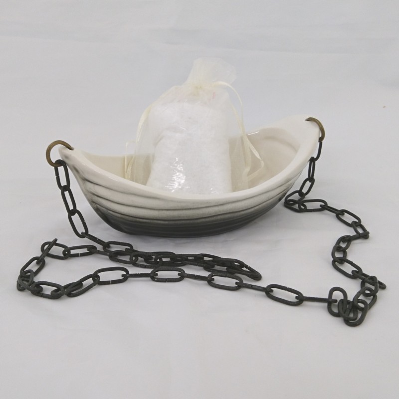 Barco de sal para sauna