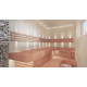 Elemento de banco final para bancos de sauna modulares, Aliso