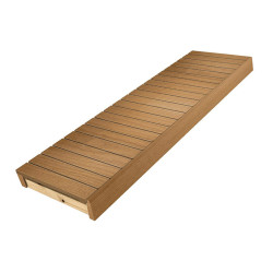 Banco de sauna, termo álamo temblón, 400x1600-2400 mm 