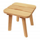 Taburete de aliso, S 320 x 300 x 310 mm
