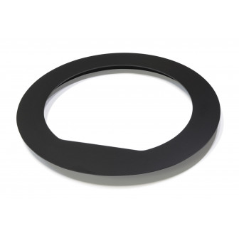 Brida de empotrar para calentador NARVI Saana, color negro