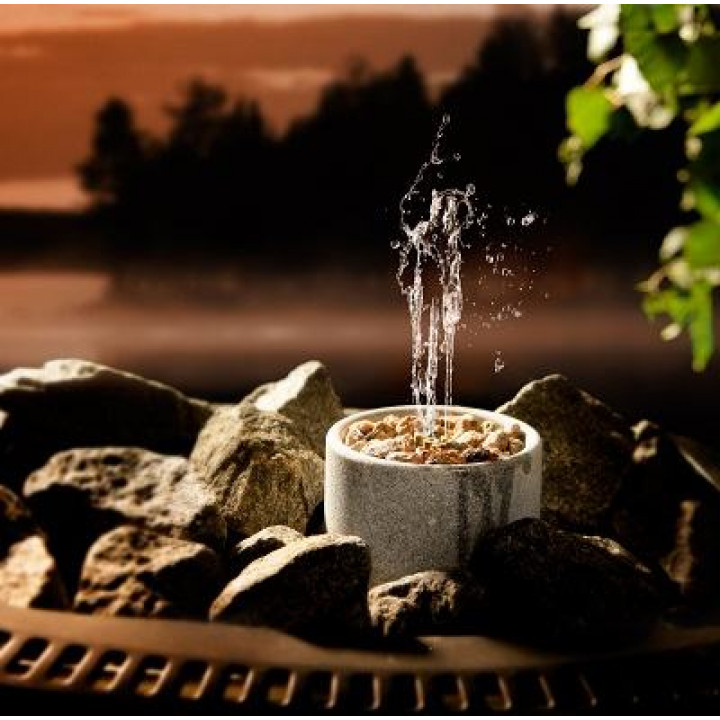 Fuente de piedra para aromas - HUKKA SAUNATROIKKA
