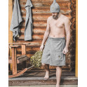 Delantal de sauna para hombre - GRIS - 0