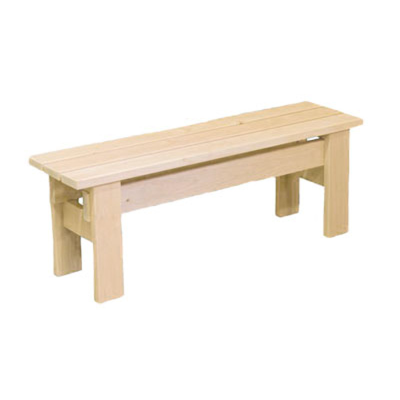 Banco de sauna, álamo temblón, L