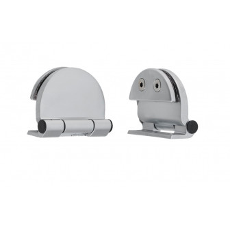Bisagra de puerta para puertas de vidrio de 6 a 8 mm.