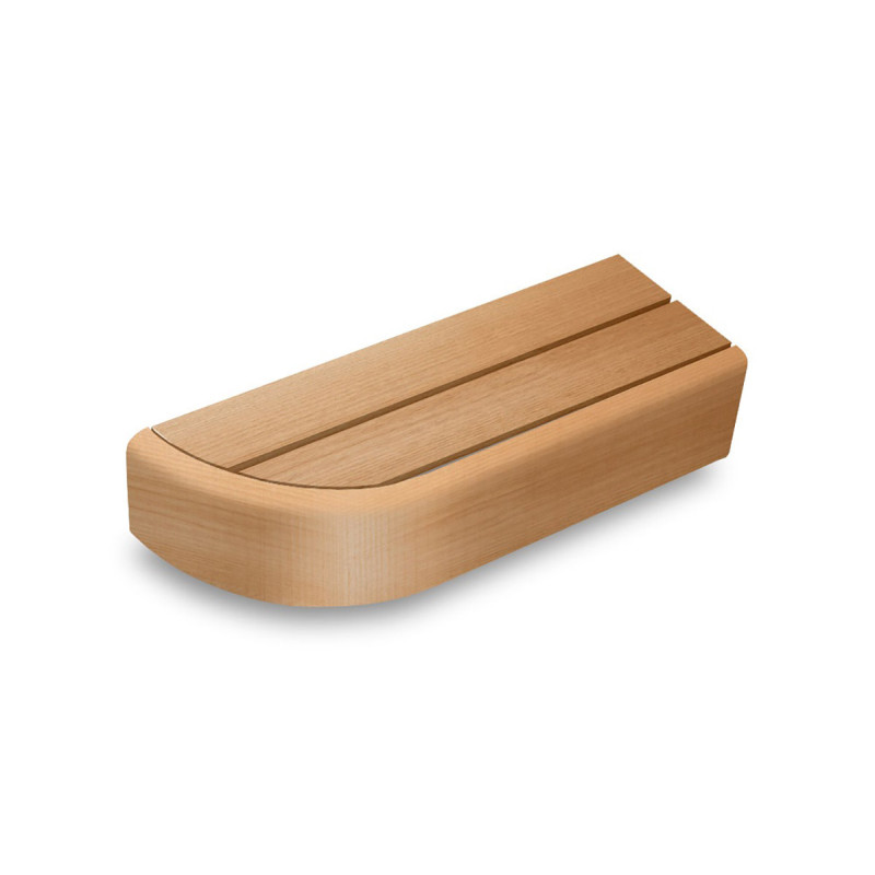 Elemento de banco de extremo para bancos de sauna modulares, Aliso