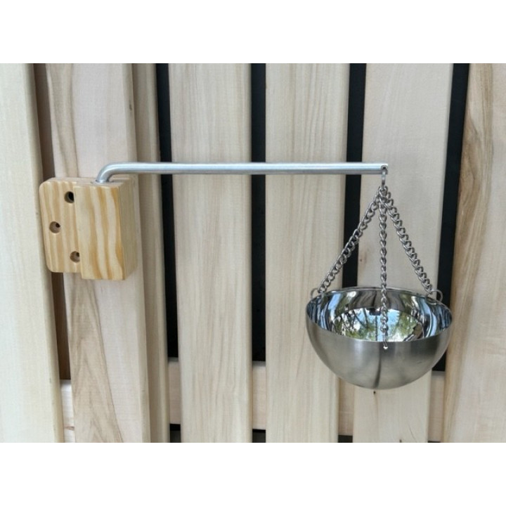Recipiente para aromas de acero inoxidable, 120 ml.