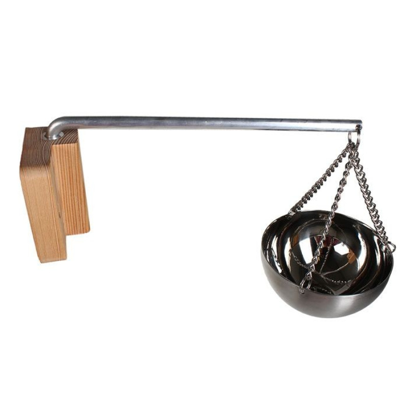 Recipiente para aromas de acero inoxidable, 120 ml.