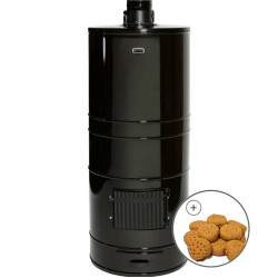 Estufa de leña para sauna AITO AK-57, ampliable, piedras KERKES incluidas 