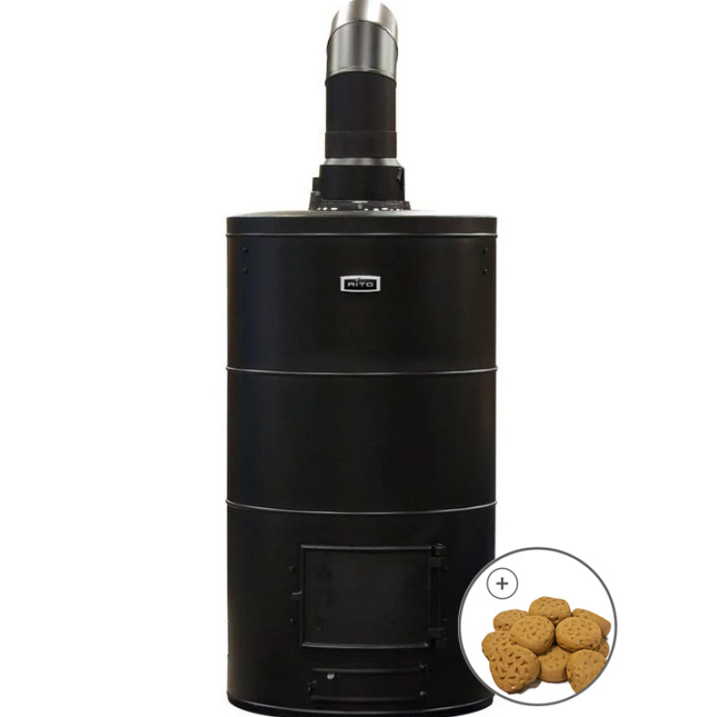 Estufa de leña para sauna - AITO AK-78, con piedras cerámicas