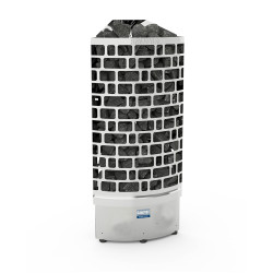 Calentador de sauna eléctrico – SAWOTEC Ari Corner 9 kW, sin unidad de control 