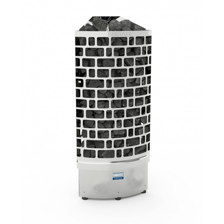 Calentador de sauna eléctrico – SAWOTEC Ari Corner 7,5 kW, sin unidad de control