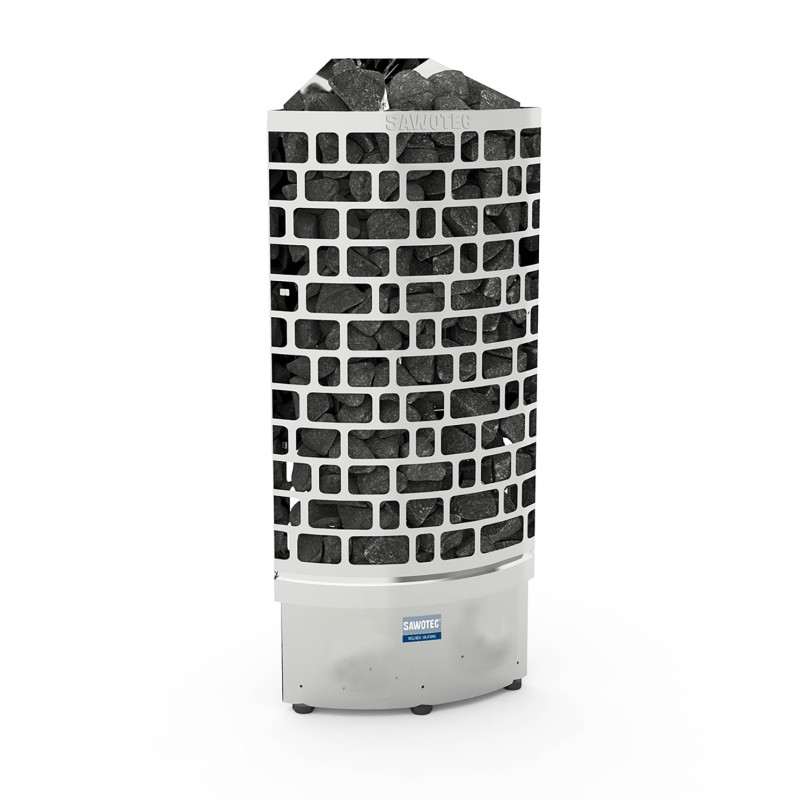 Calentador de sauna eléctrico – SAWOTEC Ari Corner 9 kW, sin unidad de control