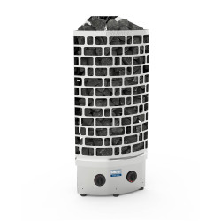 Calentador de sauna eléctrico – SAWOTEC Ari Corner, con unidad de control