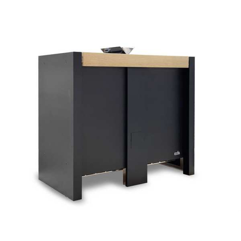 Calentador de sauna eléctrico - EOS Herkules XL S120 HD 30 kW, negro