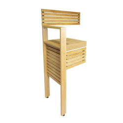 Conjunto de banco esquinero Harvia - Formula Plus, madera de aliso
