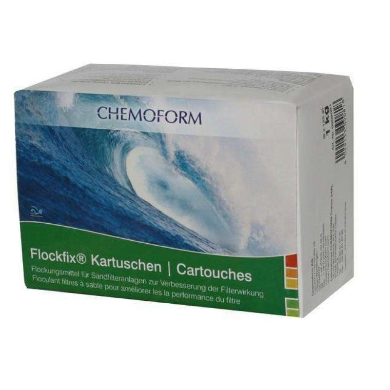 Cartuchos floculantes CHEMOFORM Flockfix, 1 kg