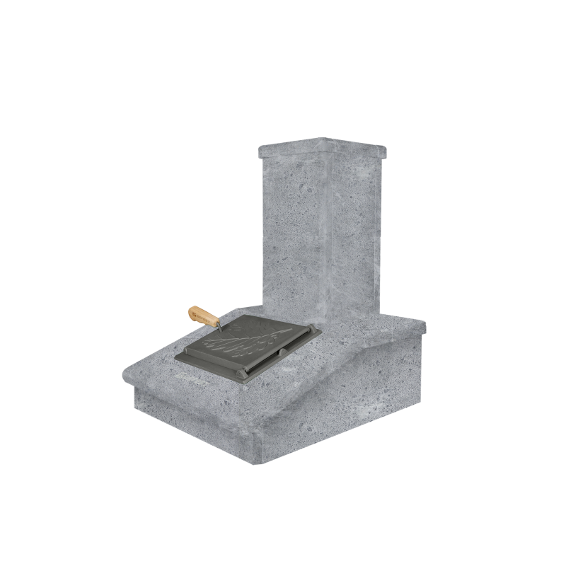 Acabado de chimenea de piedra, Esteatita, 540 mm