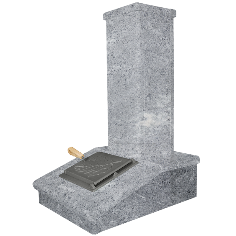 Acabado de chimenea de piedra, Esteatita, 790 mm