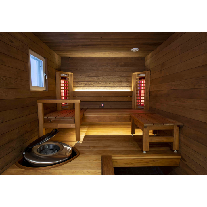 Calentador eléctrico para sauna - HARVIA Forte AFB6 6kW, negro