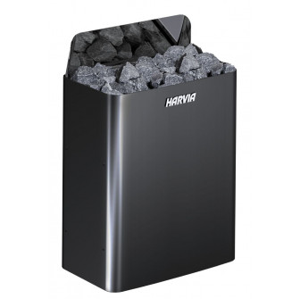 Calentador eléctrico para sauna - HARVIA The Wall Black Steel SW45E 4,5 kW