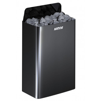Calentador eléctrico para sauna - HARVIA The Wall Black Steel SW90E 9 kW