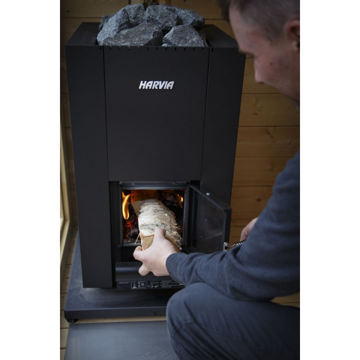 Estufa de leña para sauna - HARVIA Linear 18 Compact