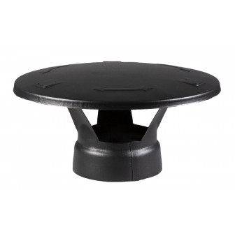 Repuesto para chimenea de acero para calefactores HARVIA - Tapa de lluvia, negra