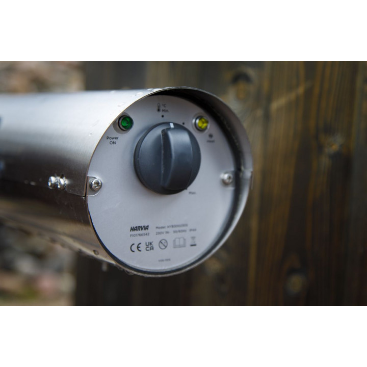 Calentador adicional para jacuzzi HARVIA, 3 kW, 230 V, acero inoxidable.