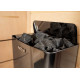 Calentador eléctrico para sauna - HARVIA The Wall Black Steel SW90 9 kW