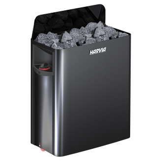 Calentador eléctrico para sauna - HARVIA The Wall Black Steel SW45 4,5 kW