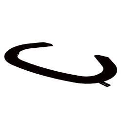 Brida de empotrar - HARVIA Delta HD1  Brida de empotrar - HARVIA Delta HD1