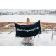 Toalla HARVIA #healingwithheat en caja de regalo, 90 x 170 cm, negro