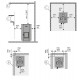 Estufa de leña para sauna - HARVIA Linear 18 Compact