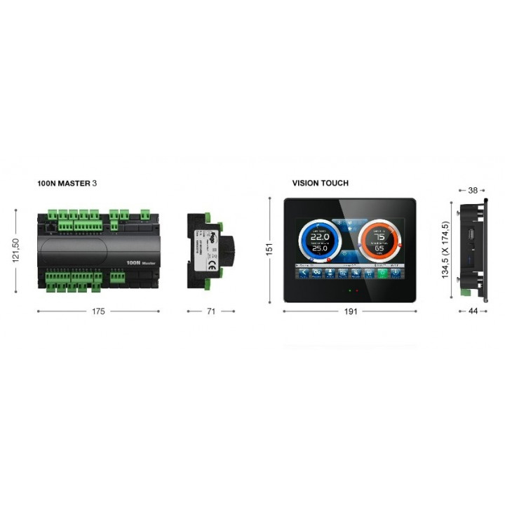Centralita PEGO VISION TOUCH THR