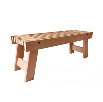 Banco de sauna, aliso 1005 x 370 x 400 mm